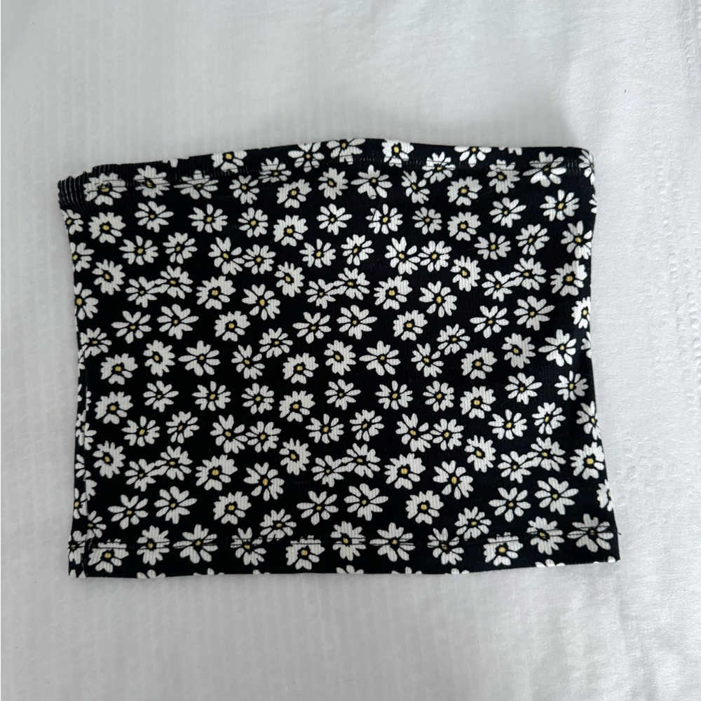 floral tube top